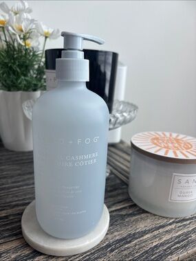 Sand + Fog Coastal Cashmere Hand Soap - Light Blue Pump Bottle